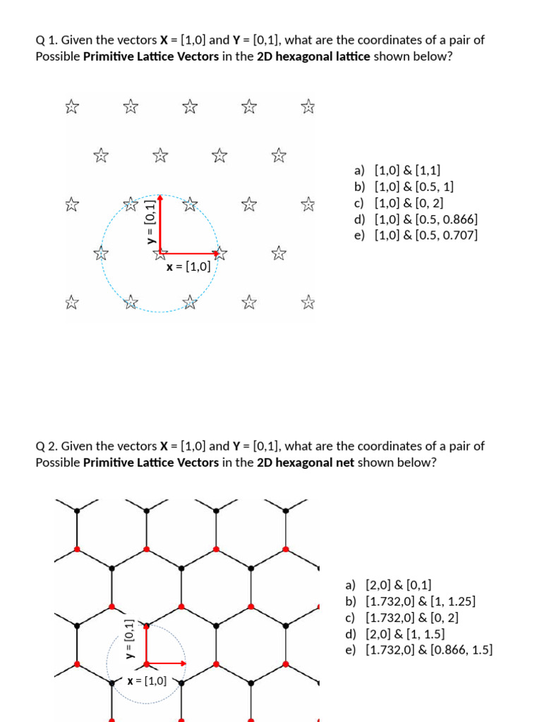 Solid State - Quiz | PDF | Crystal Structure | Euclidean Vector