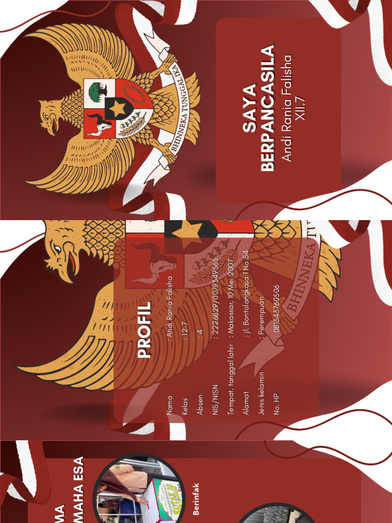Profil Andi Rania Falisha dan Pancasila | PDF