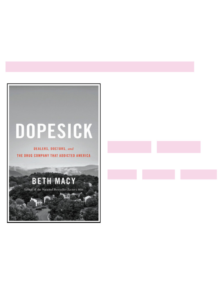 Dopesick Beth Macy ebook full digital file set | PDF