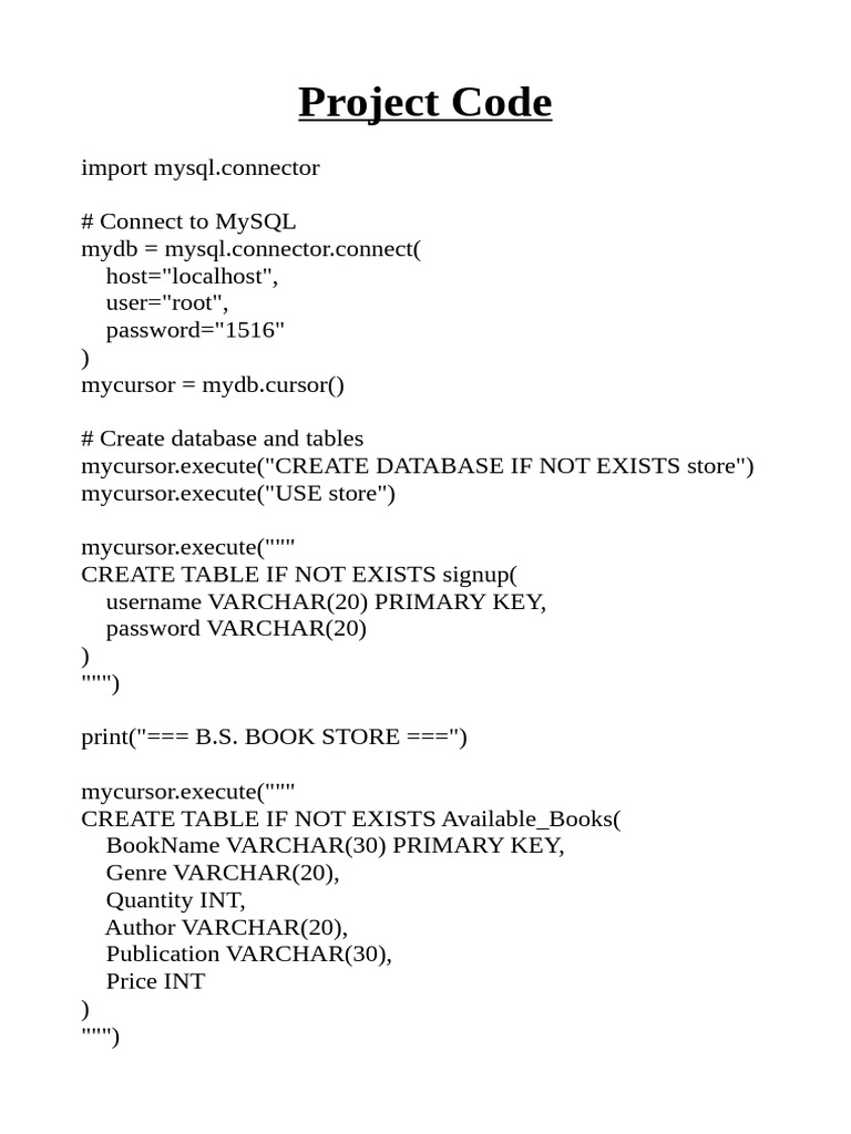 Bookstore | PDF | Data Management | Computing