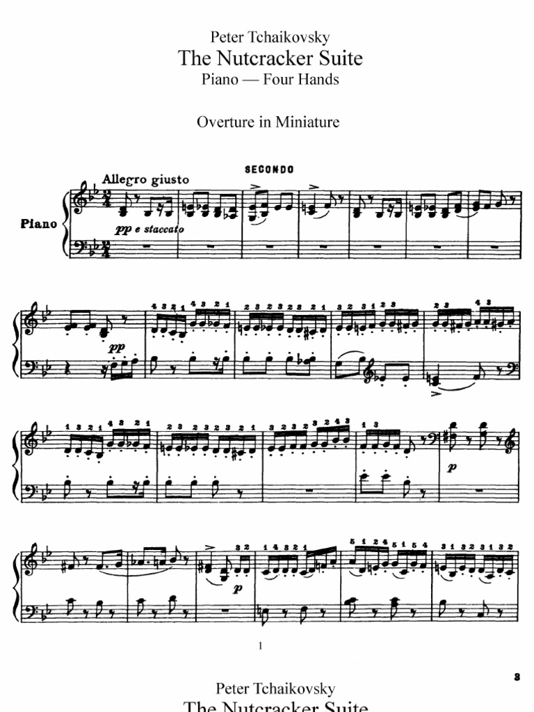 Tchaikovsky Suite Del Cascanueces (Piano a
