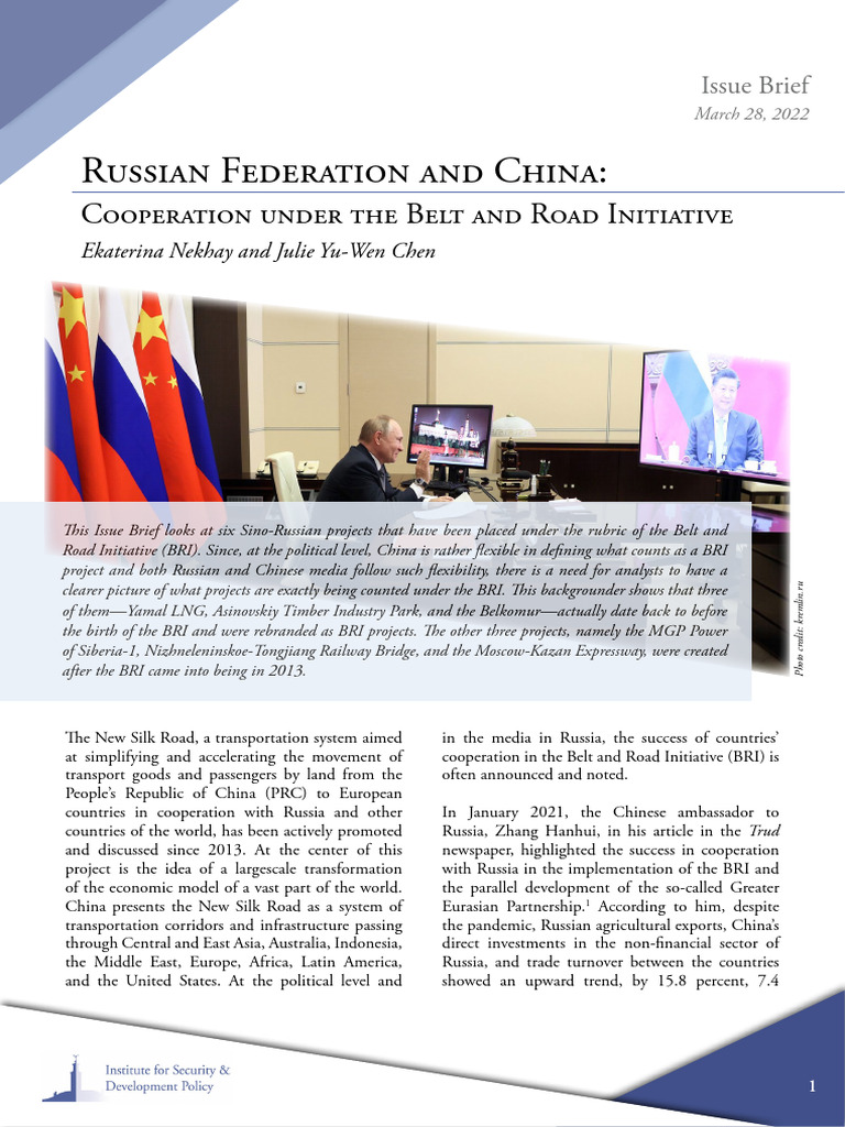 BRI-Cooperation under the Belt and Road Initiative | PDF | Natural Gas ...