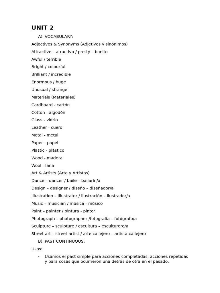 UNIT 2 | PDF