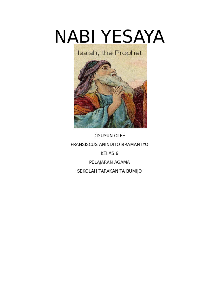 Nabi Yesaya | PDF