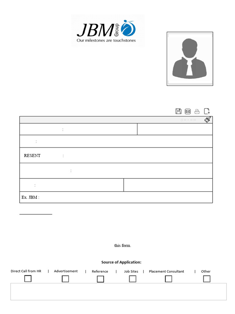 Employment Application Form Template | PDF