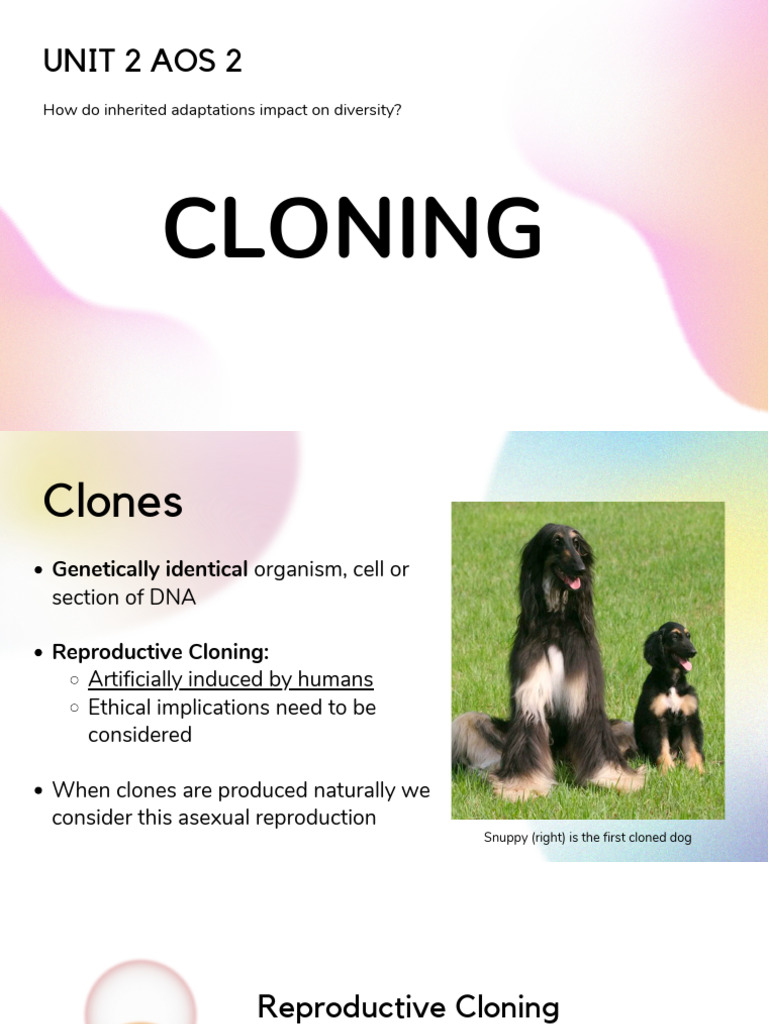 Cloning | PDF | Cloning | Biology