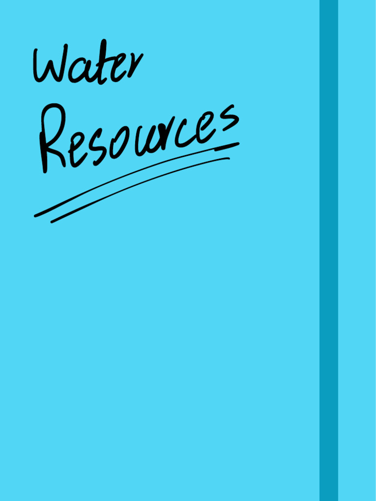Importance of Water Resources Management | PDF | Indus River | Dam