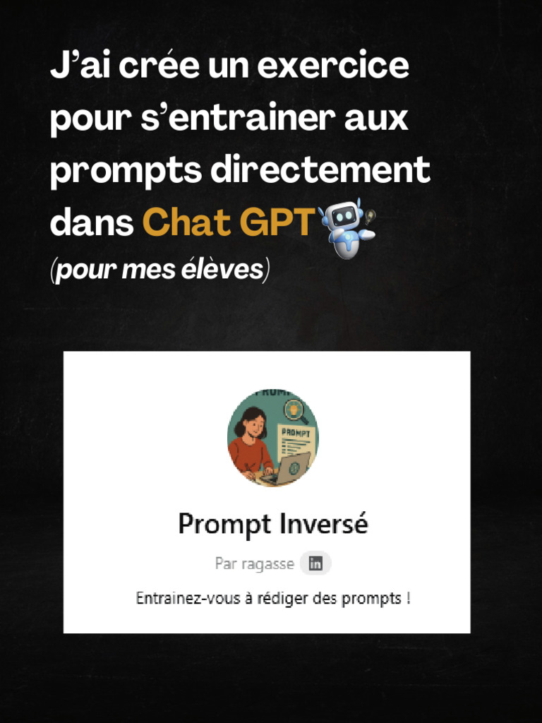 Exercice de prompts pour Chat GPT | PDF