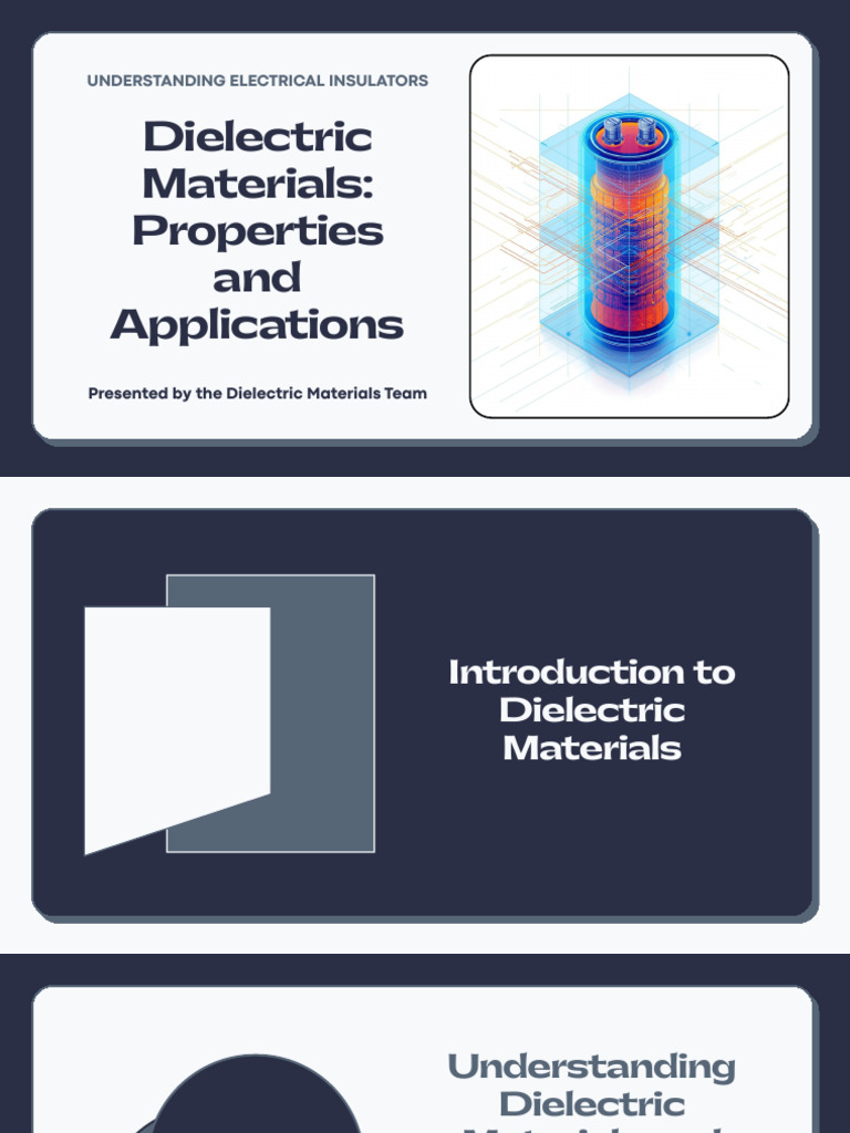 Dielectric Materials: Types and Uses | PDF