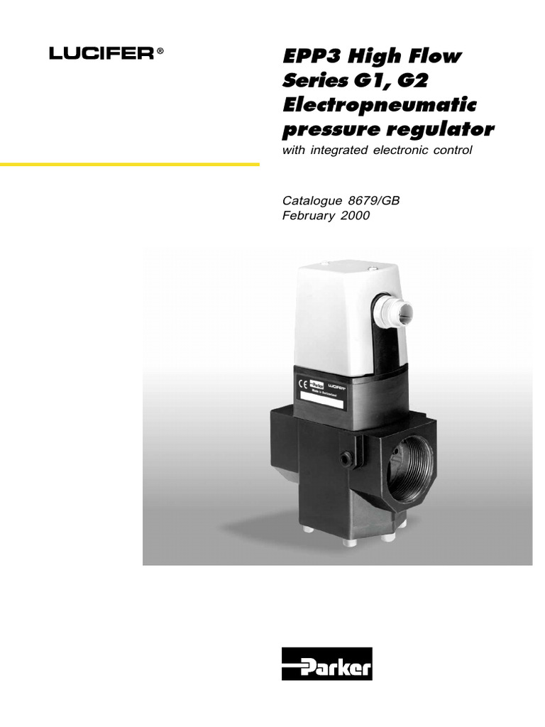 EPP3 High Flow Electropneumatic Regulator | PDF | Feedback | Amplifier