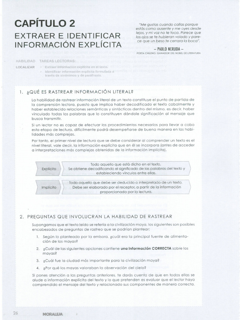 Extraer e Identificar Información Explícita | PDF