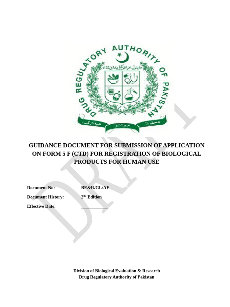 Guidelines for Biological Product Registration | PDF ...