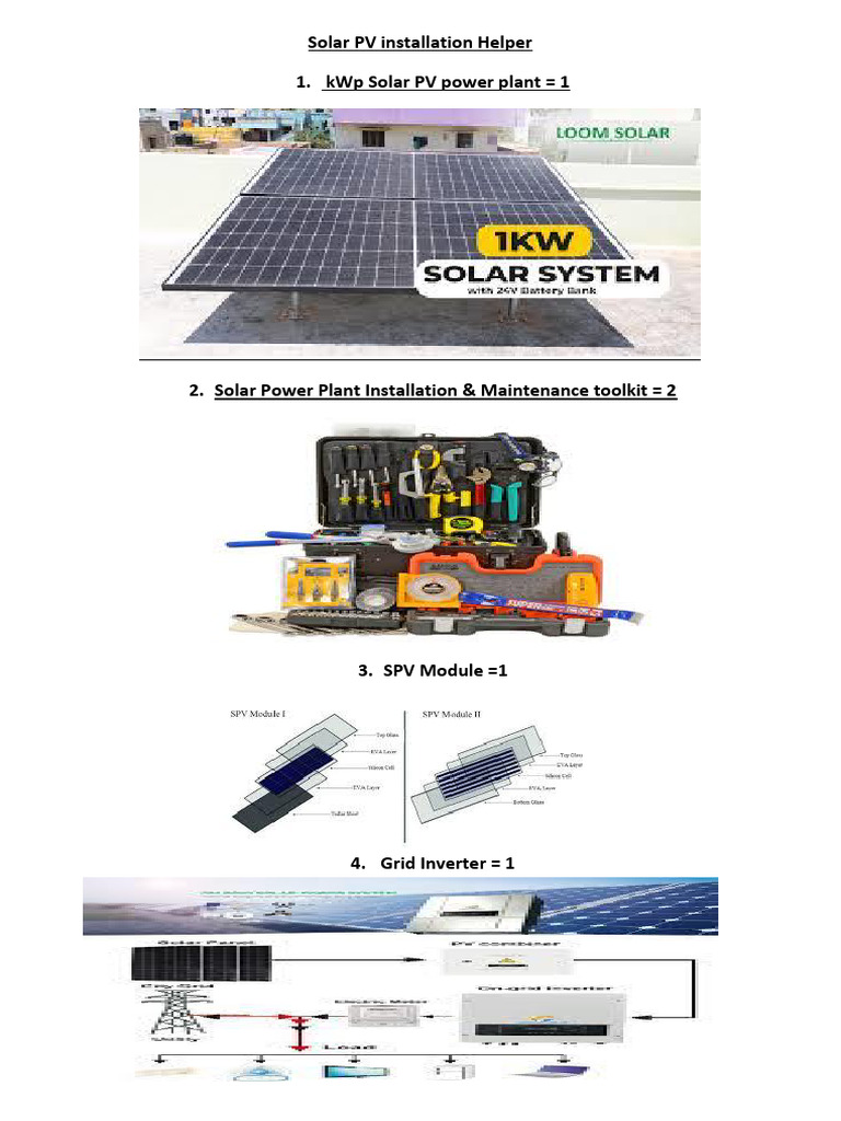 Solar Pv Installation Helper Pics | PDF