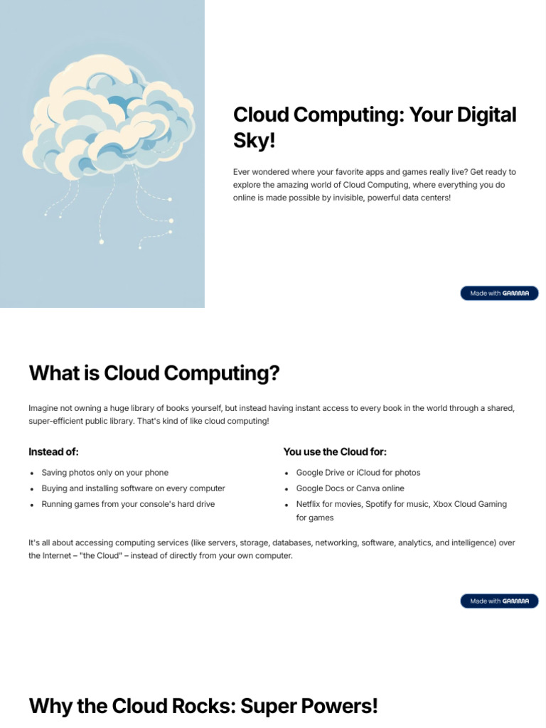 Understanding Cloud Computing Basics | PDF | Cloud Computing | Software ...