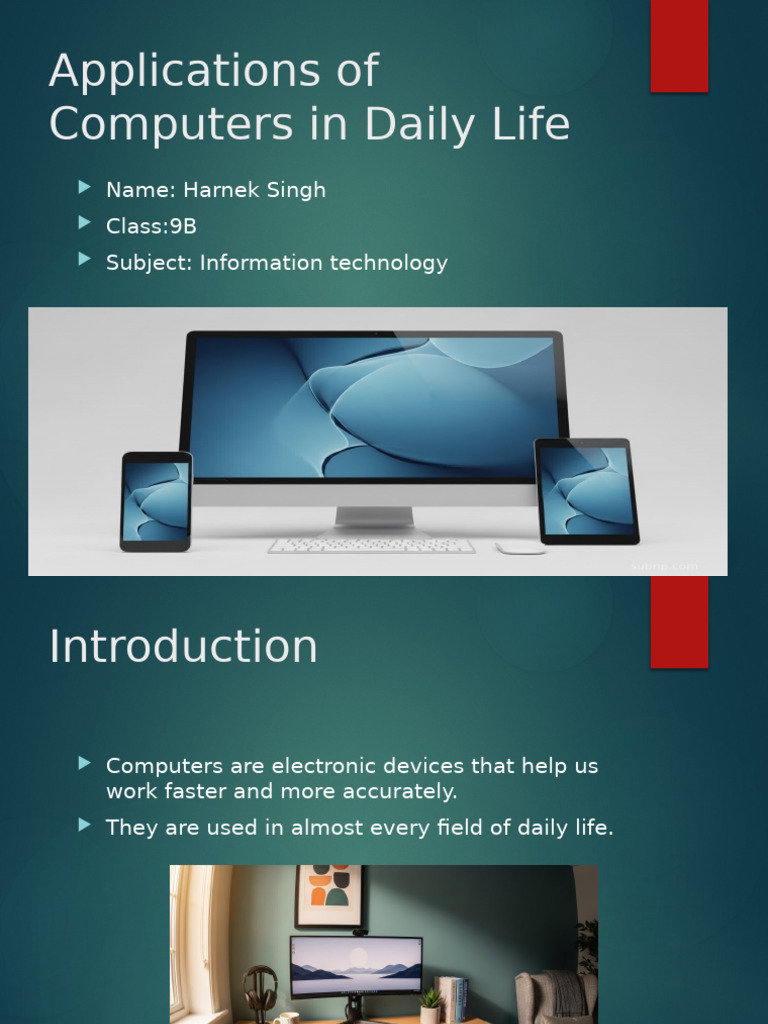 Computers in Everyday Life Applications | PDF