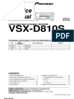 Pioneer VSX-D810 - RRV2446 Service Manual