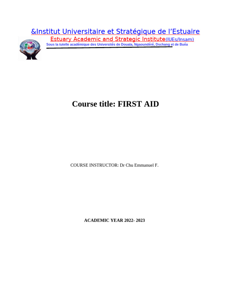 Basic First Aid Training Guide | PDF | Cardiopulmonary Resuscitation ...