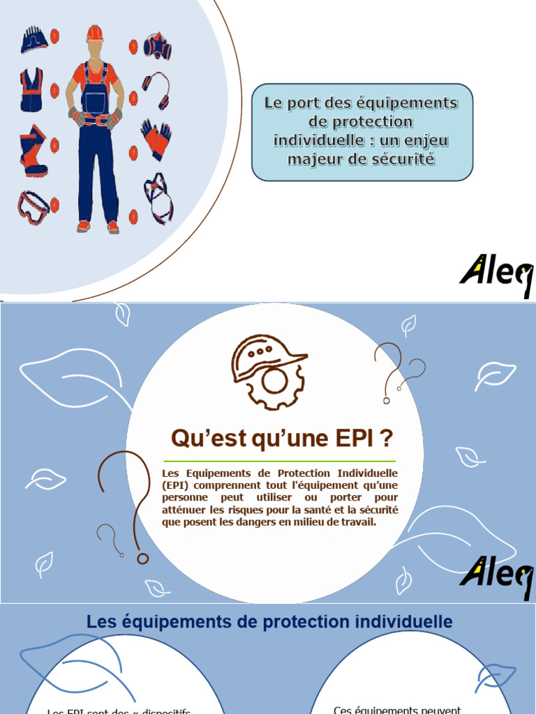 Équipements de Protection Individuelle essentiels | PDF | Sécurité