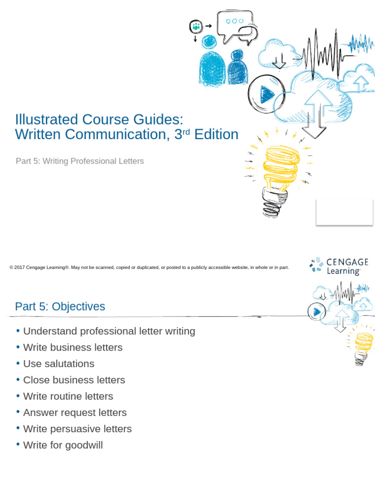 Professional Letter Writing Guide | PDF | Human Communication ...