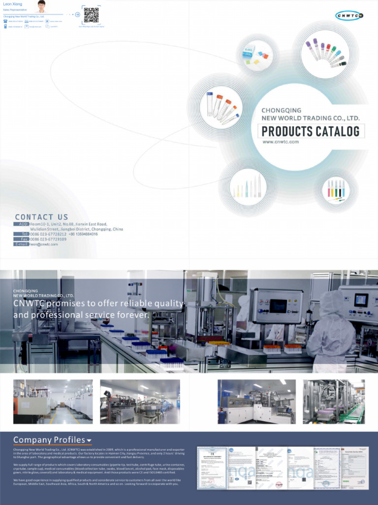 Laboratory and Medical Supplies Catalog | PDF