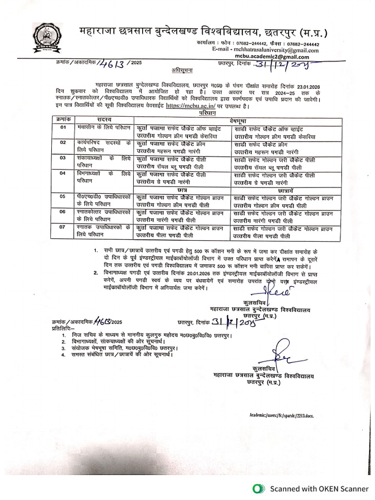 Convocation 2025 | PDF