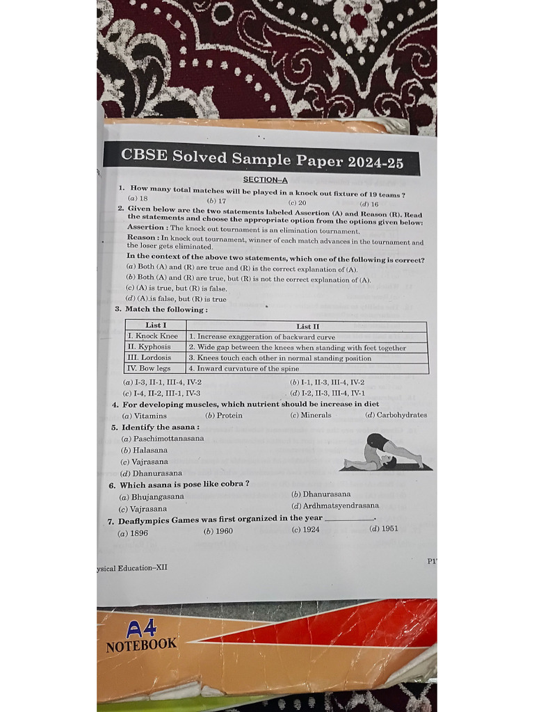 Sample Paper 2024-25 | PDF