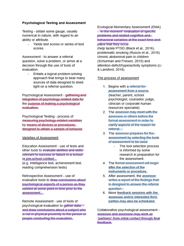 Understanding Psychological Testing | PDF | Validity (Statistics ...