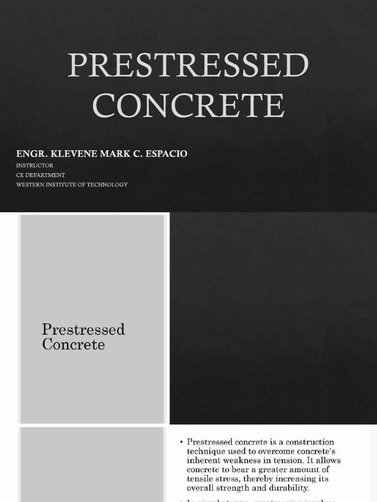 Prestressed Concrete | PDF