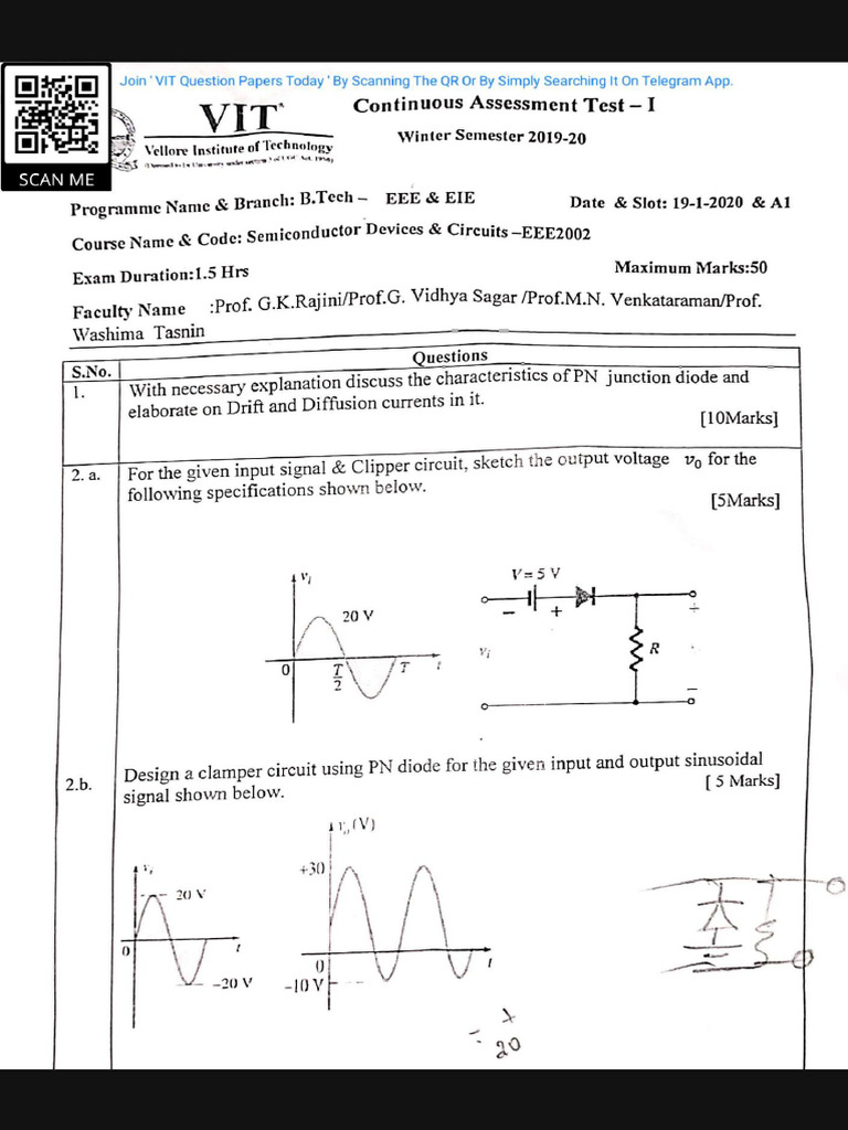 Eee & Eie Question Set | PDF