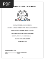 Buck's Traction Nursing Care Guide | PDF | Hip | Low Back Pain