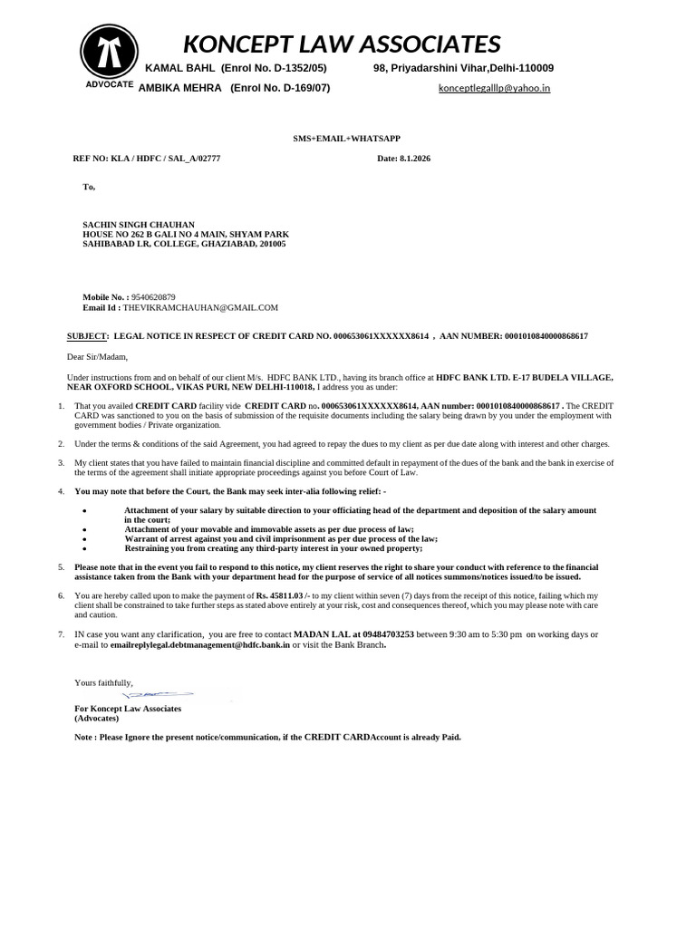 Legal Notice | PDF | Justice | Crime & Violence
