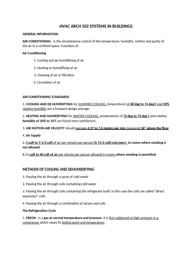 HVAC Systems Overview and Standards | PDF | Elevator | Boiler