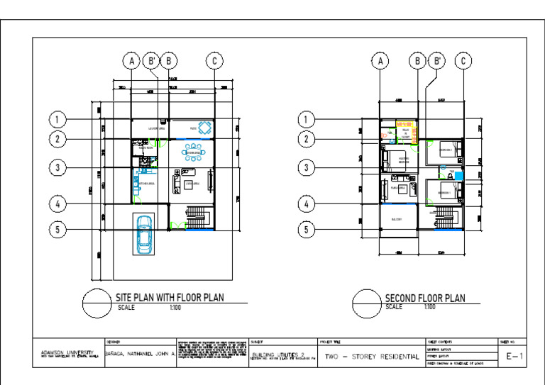 Floor Plan and Site Plan Overview | PDF