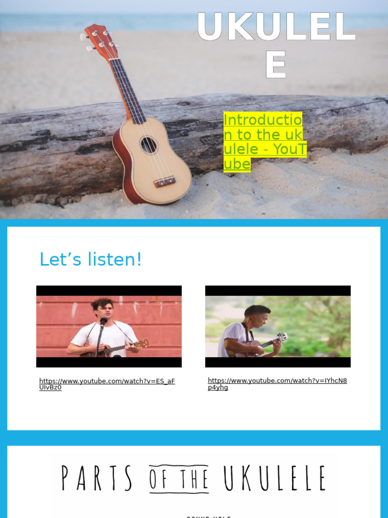 Beginner Ukulele Play Along Guide | PDF