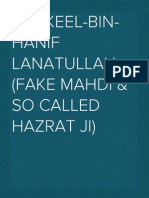 SHAKEEL-BIN-HANIF Lanatullah (Fake Mahdi & So Called Hazrat Ji)