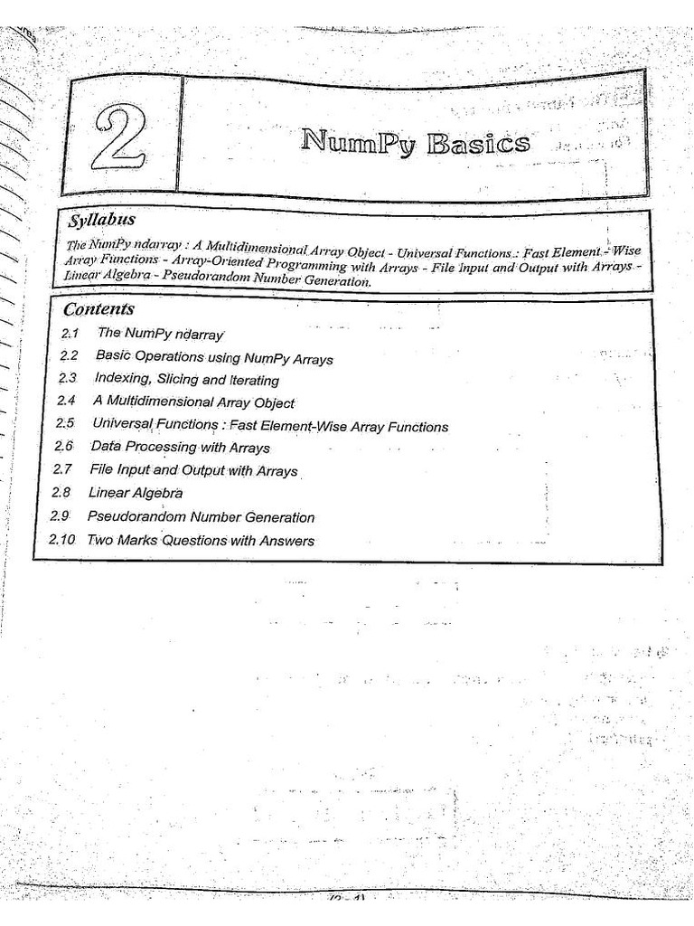Fods Chapter - 2 | PDF