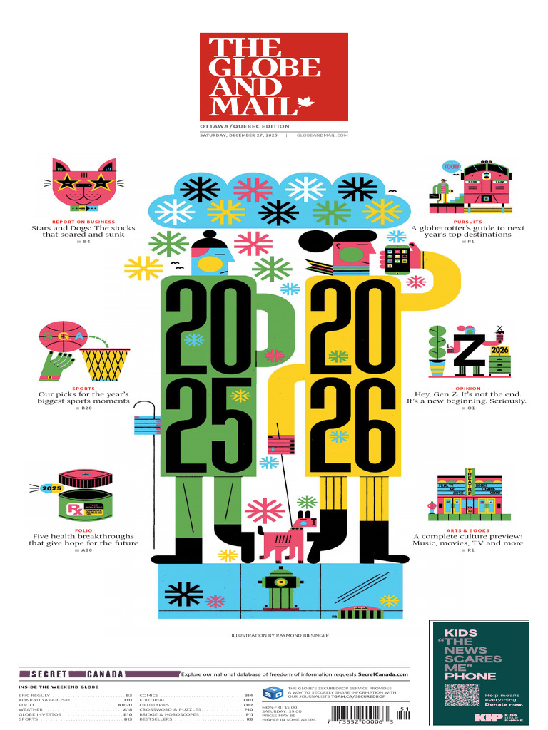 The Globe and Mail - December 27, 2025 | PDF | Cost Of Living | Nigeria