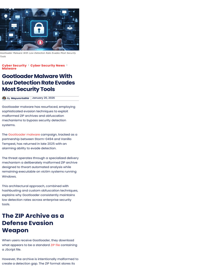 Gootloader Malware Evasion Techniques | PDF | Malware | Computer File