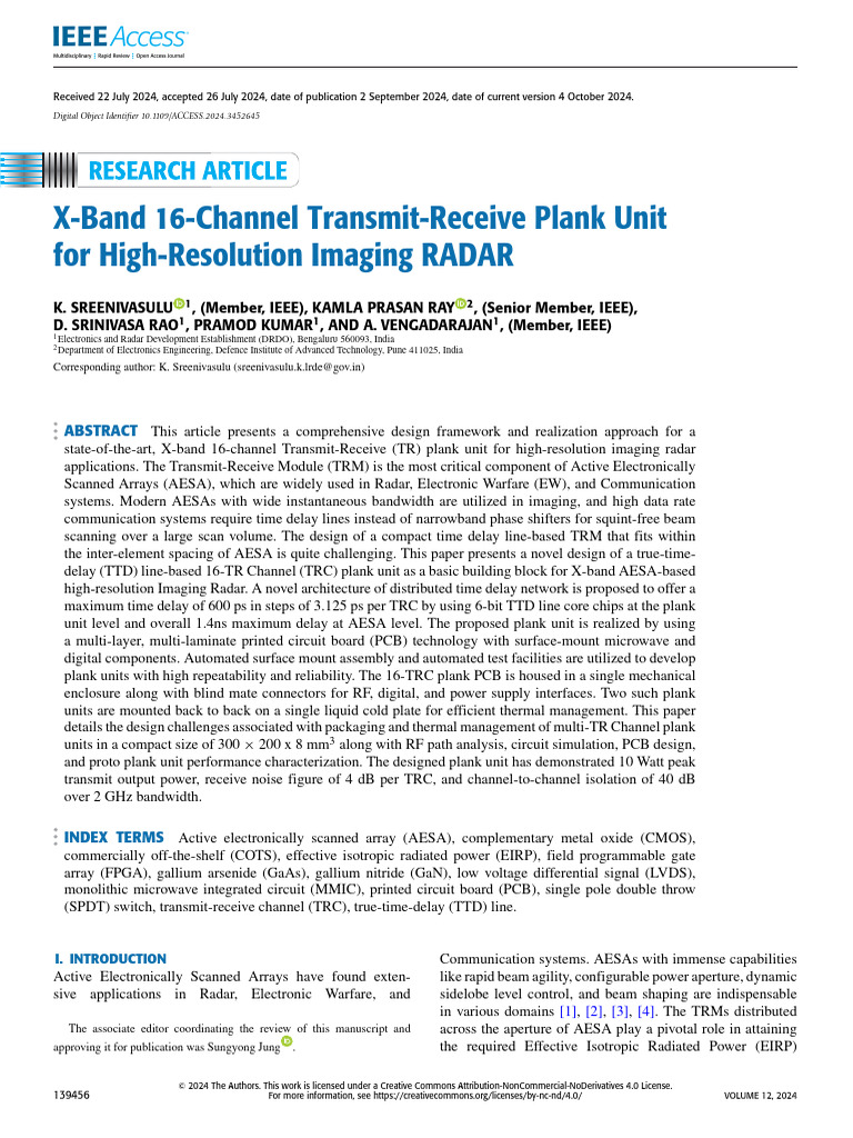 X-Band 16-Channel TR Module Design | PDF | Printed Circuit Board | Radar