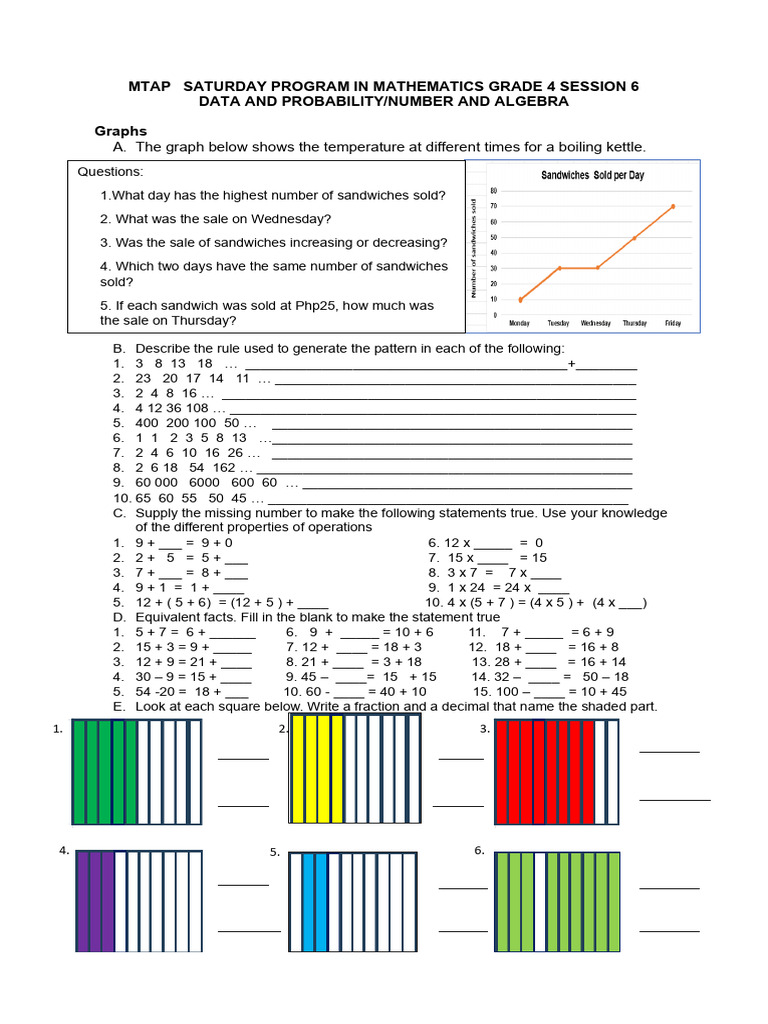 Mtap Grade 4 Session 6 v1 | PDF | Numbers | Decimal