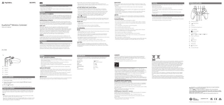DualSense Wireless Controller Manual | PDF | Headphones | Play Station