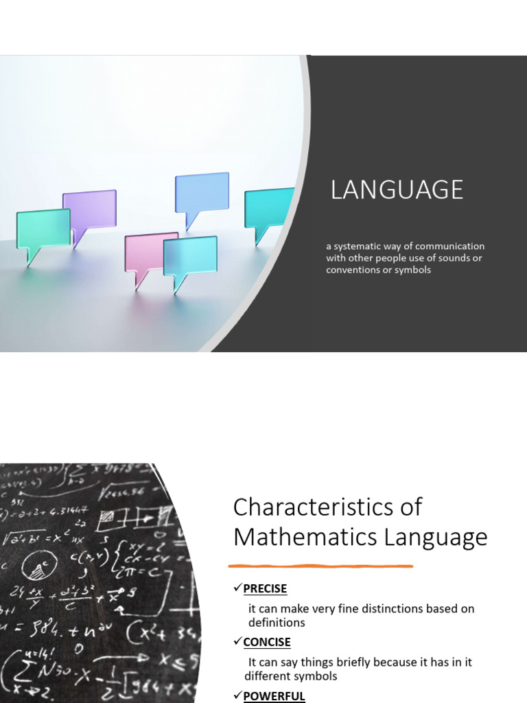 Understanding Mathematical Language | PDF | Set (Mathematics) | Empty Set