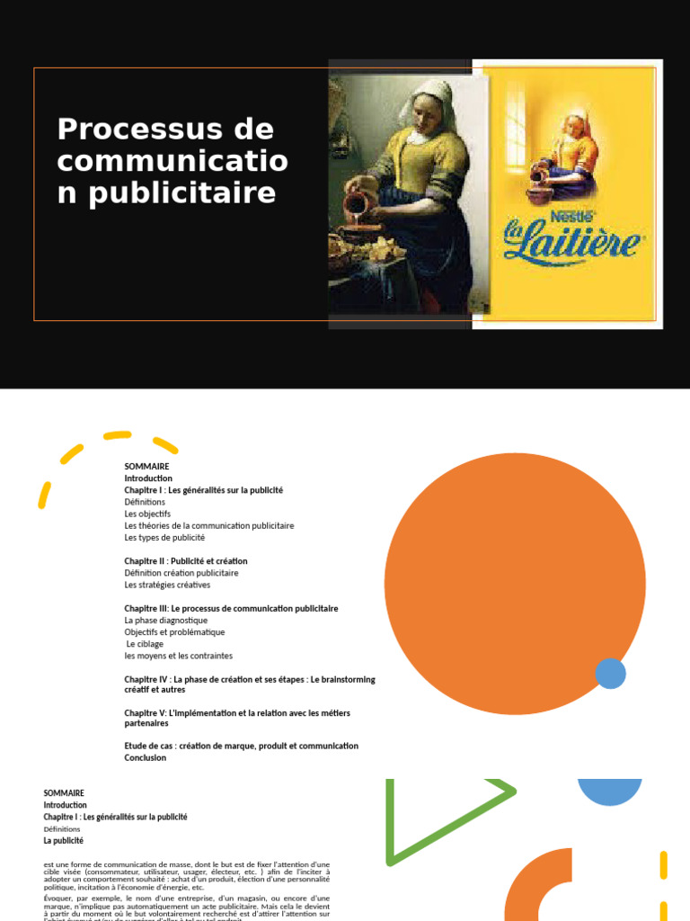Processus de Communication Publicitaire | PDF | Publicité | Réflexion
