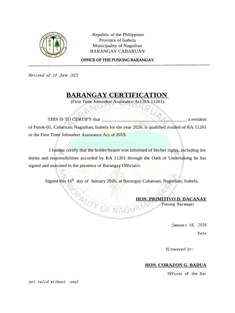 First Job Certification (Autorecovered) (1) | PDF