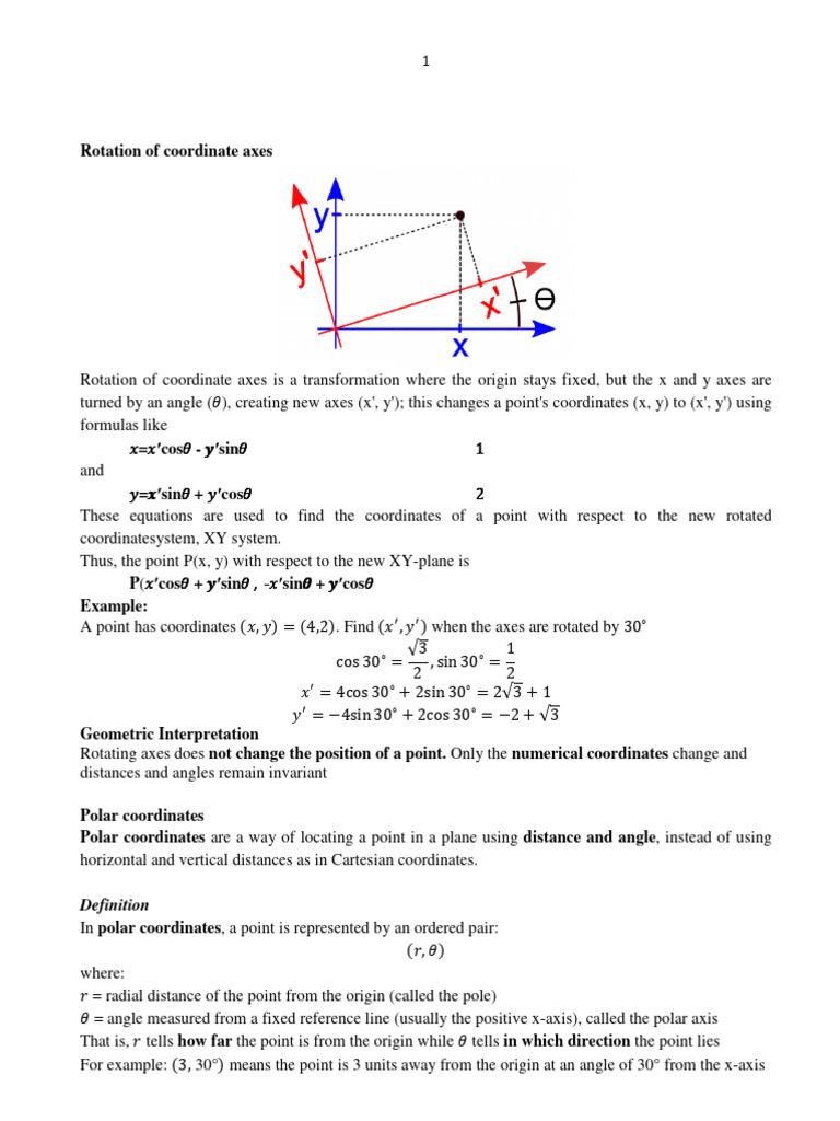 Coordinate Axes Rotation and Angular Momentum | PDF | Rotation Around A ...