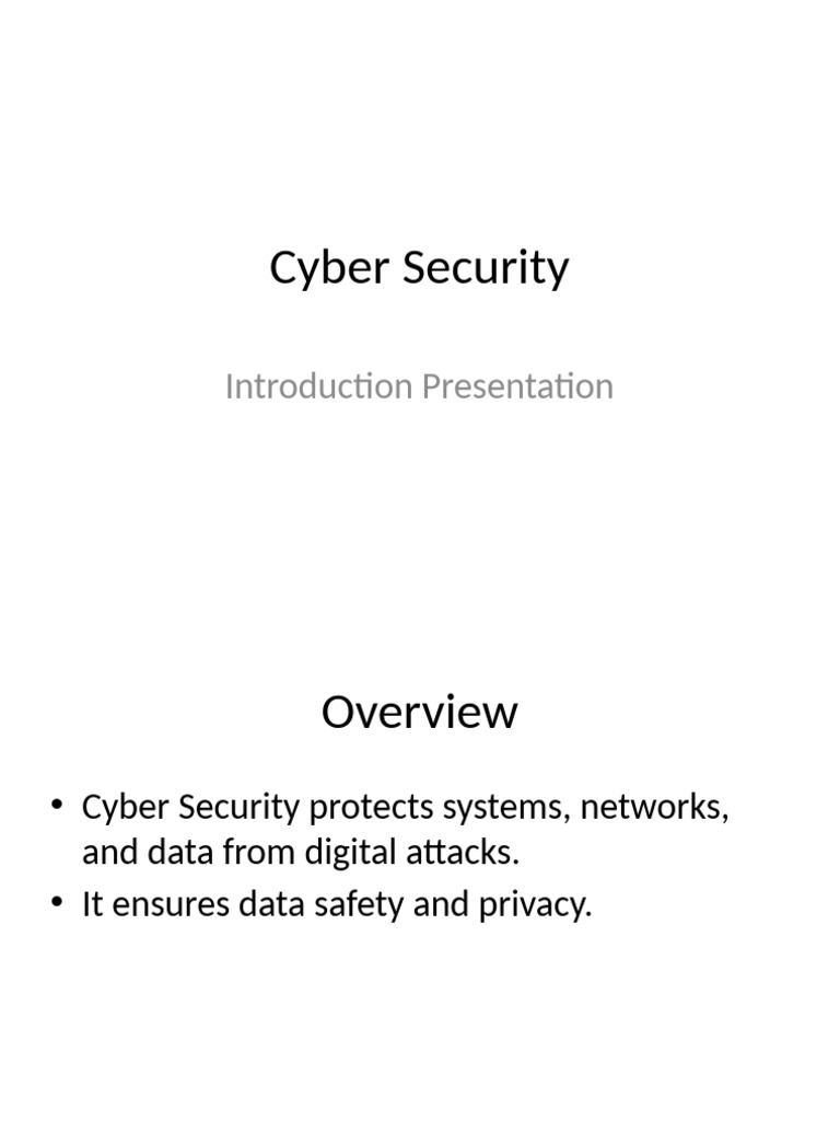 Cyber Security | PDF