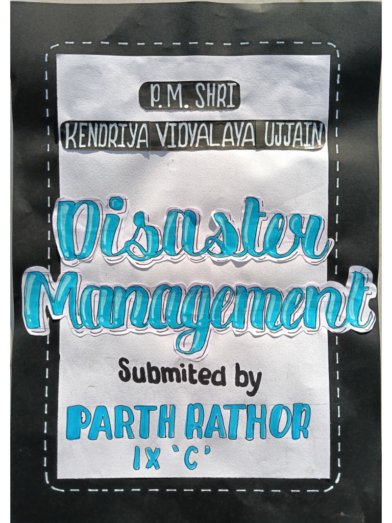 Disaster Management Project | PDF