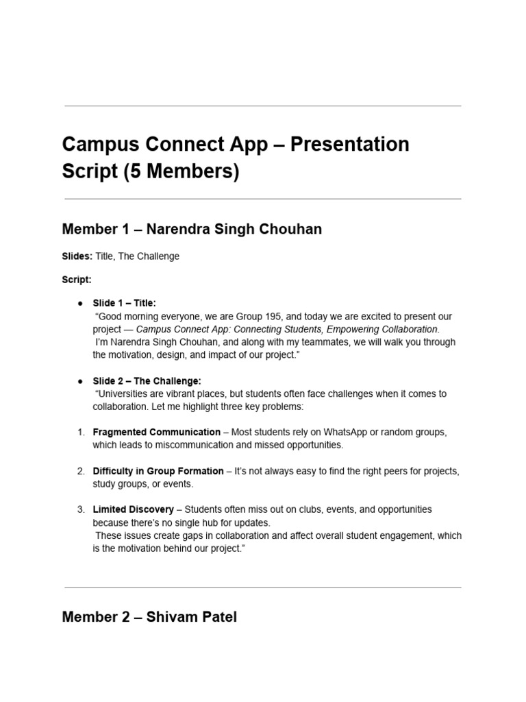 Campus Connect App: Enhancing Student Collaboration | PDF | Computing ...