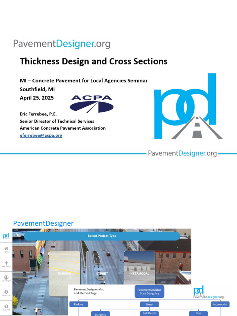 Concrete Pavement Design Guide | PDF | Road Surface | Road