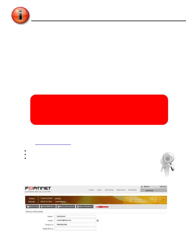 Fortinet RMA Return Process Guide | PDF